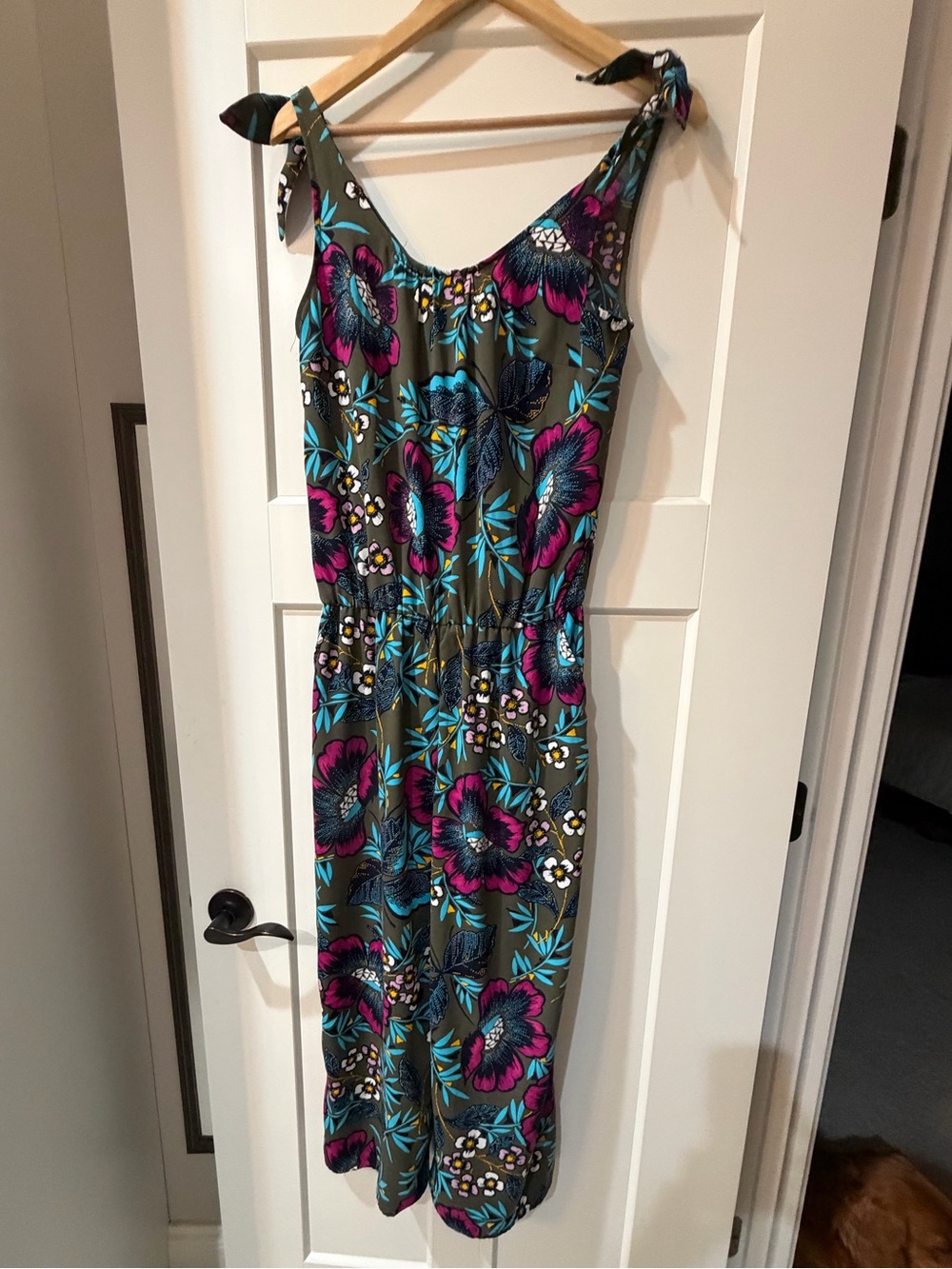 Target A New Day Floral Print Jumpsuit Small Small